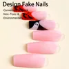 False Nails Halloween Theme Ghosts Artificial Nail Waterproof & Reusable With File For Girl Clothes Dress Matching