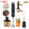 Mélangeurs 4 dans 1 Immersion Manager Beld Blender Blender Blender Mixer 400W Mélangeur alimentaire en acier inoxydable Bauteur d'oeufs Blend Blend Juicers Tools