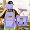 Rucksack 2024 Herren trendy coole Graffiti Junior High School Schoolbag Frauen großer Kapazität Paar Campus Casual Travel