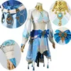 Anime Costumes Nilou Sumeru Hydro Cosplay Come Full Set Wig Headwear Tattoo Dress Nilou Outfits For Comic Con Anime Cosplay Y240422