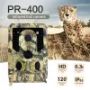 Камеры PR400 Охотничья камера фото 16 Мп 1080 P Detector Depater Wildlife HD Водонепроницаемый мониторинг Инфракрасный ночной вид