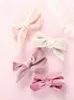 Girls Velvet Bow Hair Clips adorabile Princess Hairbands Kids Baby Bows Barrettes per bambini Accessori per capelli 4708017