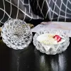 Holders Glass Candy Jar Crystal Jewelry Anneau de stockage