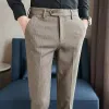 Luci pantaloni da uomo abbigliamento da golf 2024 inverno New Luce Lugo di lana casual pantaloni da golf abbigliamento da golf di alta qualità uomo bici elettrica