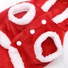 Vêtements pour chiens de pug chiens Elk animal de compagnie vêtements de Noël chats chihuahua accessoires vêtements tabac coat de flanelle chilo costume d'hiver chaud