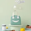 Bags Portable Cute Smile Lunch Bag Insulated Refrigerated Food Safety Girl Warm Food Picnic Office Student Zipper Food Storage Box