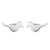 Stud Earrings Little Bird For Women 2024 Trend Simple Fashion Brushed Magpie Ear Partner Cute Animal Student Jewelry Wholesale