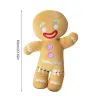 Dolls Gingerbread Man Plush Toy Plush Baby Please Bamboli Bocciutti Man Cuscolo Cuscolo Cuscino Renna Decorazioni per la casa Toy Toy Children Christmas Regalo