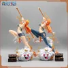 Action Toy Figures 29cm One Piece Nami Anime Figures Sexig actionfigur Hentai PVC Statue Model Doll Room Collectible Decoration Adult Toys Gifts T240422