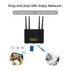 Routery 4G LTE WiFi Router 300 Mbps Network 4 Zewnętrzne anteny bezprzewodowe router SIM Glot