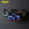 Sous-pants orlvs d'été des sous-vêtements masculins camouflage maillage tissu respirant et sac convexe confortable quatre shorts d'angle ou