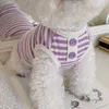 Hundkläder kläder för små hundar husdjur väst sommar bomullskläder katter valp t-shirt chihuahua Yorkshire söta flickor dräkt