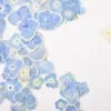 Fleurs décoratives 60pcs Herbarium de fleur d'hortensia bleu clair pressé pour résine Epoxy Bijoux de bijoux Bookmark Cadre Cadre de téléphone