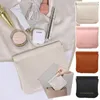 Storage Boxes 1pc Women Cosmetic Bag PU Leather Lipstick Key Data Make Travel Waterproof Organizer Color Solid Mini Up Pouch Z3N0