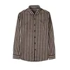 2023 Spring Shirts Men Dress Vertical Stripe Slim Casual Long Sleeve Shirt Male Chemise Homme Tuxedo 240418