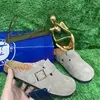 Designer Clogs Sandals Slide Shearling Mules Slippers Cork Flat Fashion Suede Summer Leather Slides Favourite Beach Women Men