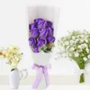 石鹸の花の装飾ローズハンドメイドクリエイティブデザインバレンタインデーギフト11pcs保存シミュレーションフラワーブーケボックスウェディングパーティーの装飾