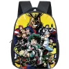 Bags Boku no Hero Academia Kindergarden Backpack Kid Preschool Satchel Toddler Schoolbag Anime My Hero Academia Backpack Mini Bookbag