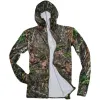 Accessories Bionic Camo Ice Silk Cardigan Long Sleeve Fishing Clothing Men Summer Hooded Sun Protection Clothes Bird Watching Hunting Shirt