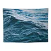 Tapisserier Liten Ocean Wave Blue Water Tapestry Wall Decorations Hem Dekoration Tillbehör