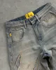 Streetwear w trudnej sytuacji workowate dżinsy dla mężczyzn Y2K vintage surowe krawędź haftowe dżinsowe spodnie kobiety proste szerokie spodni 240420