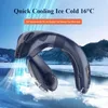 Portable Air Coolers New neck air conditioner portable neck fan charging semiconductor cooling bladeless fan outdoor personal fan wearable cooler Y240422