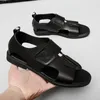 Slippers Summer Men's Sandals Outdoor Non-slip Beach Handmade Genuine Leather Shoes Fashion Men Sneakers