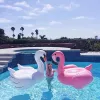 Ädelstenar Ierable Flamingo 150 cm 60 tum Giant Unicorn Pool Float Rideon Swimming Ring vuxna barn vatten party leksaker piscina