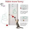 Giocattoli giocattolo elettrico gatto corda teaser gatto gatto giocattoli appeso porta interattivo gattino giocattolo giocattolo swing cash cat catch sticks