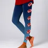 Leggings femminile Stampa pantaloni da trampoli pantaloni slim vestiti con cuciture senza soluzione di continuità