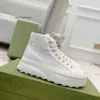 GUUUI SHOES 2023 Luxury Designer Canvas Shoes Sneakers Classic Design Version Fashion Runnis Shoes High Support och tjock botten 702