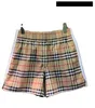 Luxury Original Buurberlyes Costumes Summer New Classic Plaid Drawstring Shorts Mens Beach Pants Casual Capris Senior Brand Casual Summer Designer Shorts