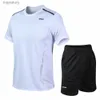 Suits-survêtements pour hommes Mens Sportswear Running Fitness Gym et ensemble Taille 5xl d'été 2022 YQ240422