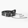 Waist Chain Belts Women Ring Belts Eyelet Grommet Leather Buckle Punk Pin Belt Leisure Dress Jeans Gothic Waistband Punk Popular Y240422