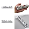 Party Decoration Metal Trump 2024 Take America Back Car Badge Sticker 4 Colors Drop Delivery Home Garden Festive Supplies Event DHQJT