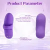 Fingervibrator, kulvibrator G-Spot Finger Vibrator, Finger Massager Masturbator Vagina Stimulator med 9 lägen, dildo sexleksaker för kvinnor