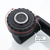 Badrumsvaskar kranar 1080 ° Swive Universal Rotating Faucet Basin Black/Silver Alloy Cold Mixer Shower Head Aerators For