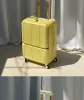 수하물 A325 Luggage 다기능 수하물의 전면 개구부, 여성용 유니버설 휠 여행 상자 남성 암호 트롤리 박스