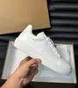 Luxe ontwerper B Schoenen Vintage Men Witte kalf Lederen doos Witte lederen trainer low-top sneakers platform Trainers Vat omhoog 38-46Box