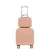 Bagage Candy Color Sweet Brand Designer Suitcase Kvinnor fortsätter bagage vagn Case PC Rolling Spinner Wheels Tsa Lock Free Cover