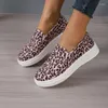 Casual schoenen Leopard Print dames canvas loafers wandelen herfst winter lichtgewicht comfortabele platte buitensport vrije tijd sneakers