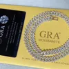 Passera diamanttestare 10mm Yellow Gold Hip Hop Cuban Chain VVS Diamond Moissanite Cuban Chain Mens Rapper Chain GRA Certificate