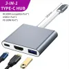 Hubs Thunderbolt 3 Adapter USB Type C Hub HDMicompatible 4K Support Dex Mode USBC Dock med PD för MacBook /AIR 2021