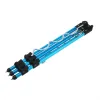 Accessori forti in lega di alluminio telescopico 7 groove pesca supporto per canna da pesca in trenode colpisci supporto da pesca al palo da pesca staffa blu rossa opzionale