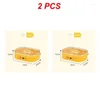 Stampi da forno 2/4 pcs vassoio quadrato PS/silicone Regali con coperchi Blocchi di ghiaccio Modello Modello PACCHETTA PACCHE PACCHE