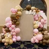 Party Decoration Retro Brown Balloon Garland Arch Kit Baby Shower Decor Ballon Kön Reveal Birthday Wedding Anniversary Globos