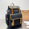 Heiße Designer -Rucksack Männer und Frauen Mode -Rucksäcke Buchtasche Klassische alte Blumen Kordelcordel Offen und enge Jacquard Leather Schoolbag Rucksack