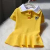 Spring Summer Dresses for Small Dogs Puppy Clothes Cute Polo Student Cat Skirt Dress Princess Dog Clothing vestido perro 240422