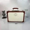 Resväskor 2023 Retro Suitcase Mini Suitcase Wedding Present Box Cosmetic Box Password Box Boarding Case For Women Men