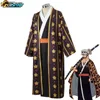 Аниме костюмы Trafalgar Law Cosplay Come Anime One Piece Wano Country Law Kimono ormifor